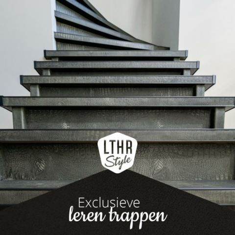trap bekleden leer