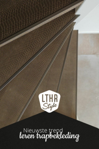 trap bekleden met leer cobra